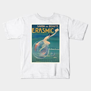 Savon De Beauté Erasmic France Vintage Poster 1912 Kids T-Shirt